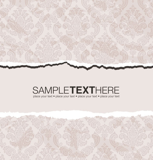 Decorative pattern Wallpaper background vector 03