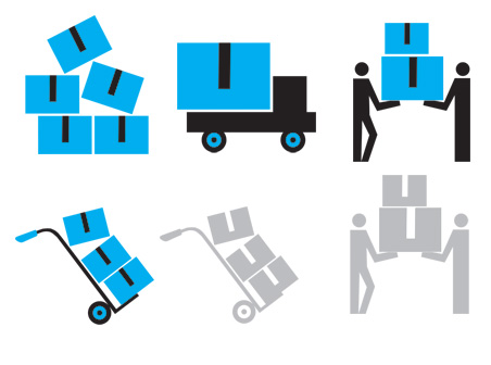 packing moving icon 
