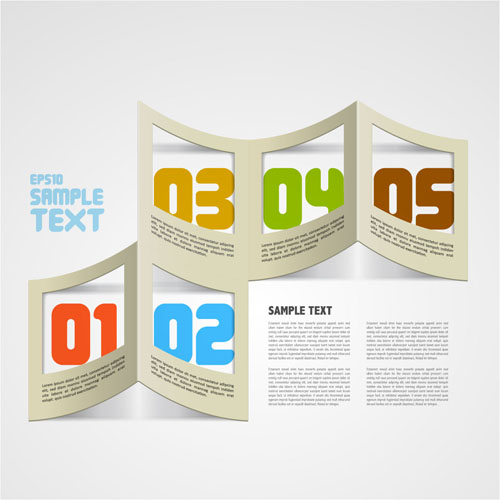Elements of Creative Stickers labels vector 04