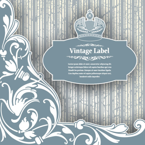vintage ornaments ornament luxury label 