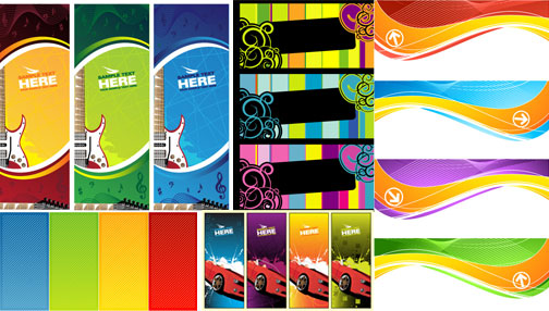 Modern BANNER backgrounds Vector graphic