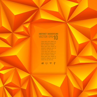 3D shapes background vector 02