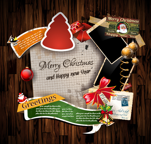 template greeting christmas cards card 