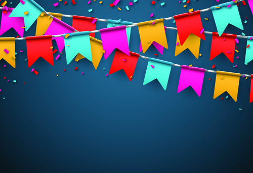 holiday confetti colored background 