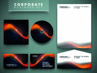 Corporate business kit set 01
