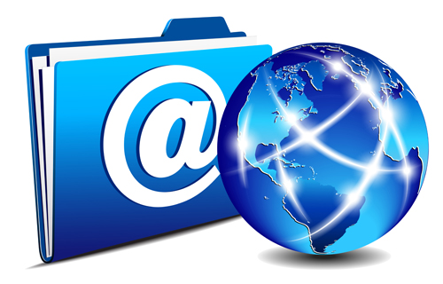 Creative Internet world design vector 03