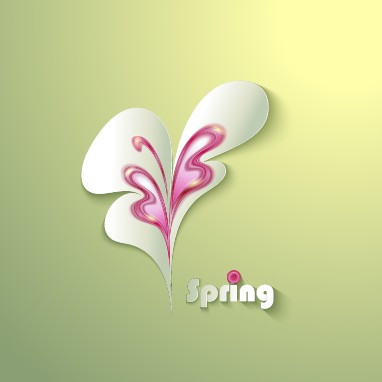 Creative Spring Background art graphic