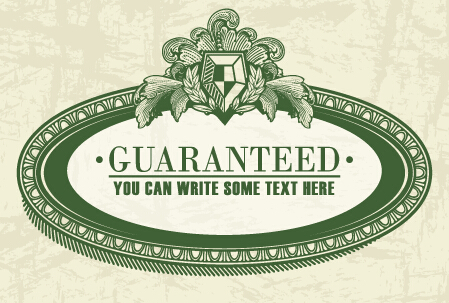 Dark green certificate template vectors 03