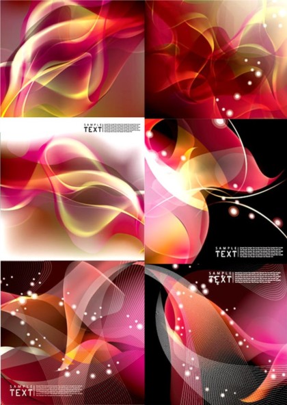 dynamic different colorful blazing background 