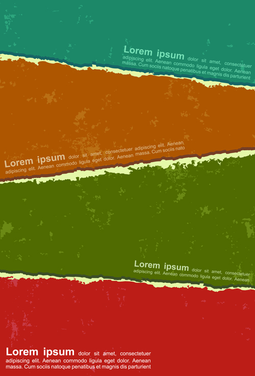 Distressed torn papers vector background vector 03