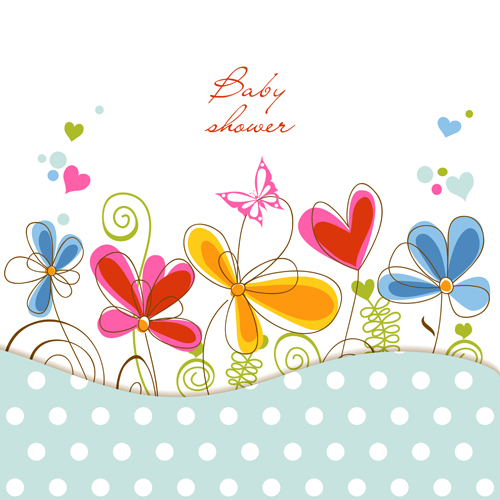 hand-draw hand drawn floral background 
