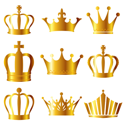 royal material golden crown 