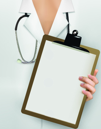 Vector set of Medical background Illustration 02