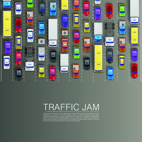 traffic jam modern 