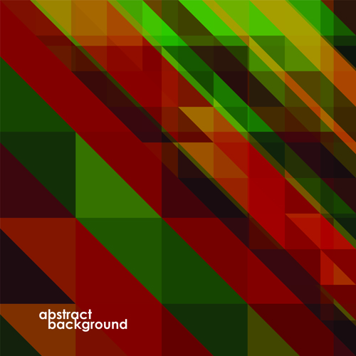 Set of abstract colorful geometric background 11