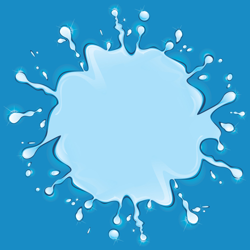 Shiny Water background vector 02