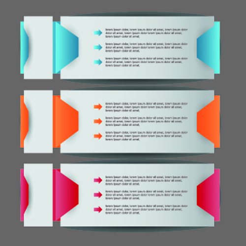 Vintage Shopping web banner vector 02