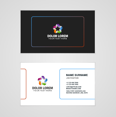 template company business cards 