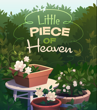 Vector retro advertising poster template material 01