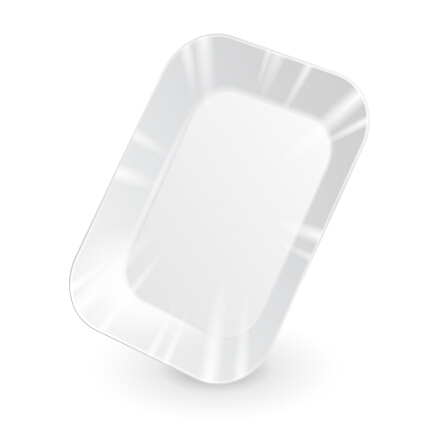 Vector tray design template material 01