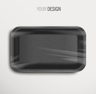 Vector tray design template material 02