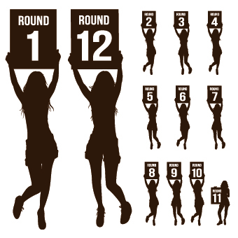 People Vector Silhouettes 04