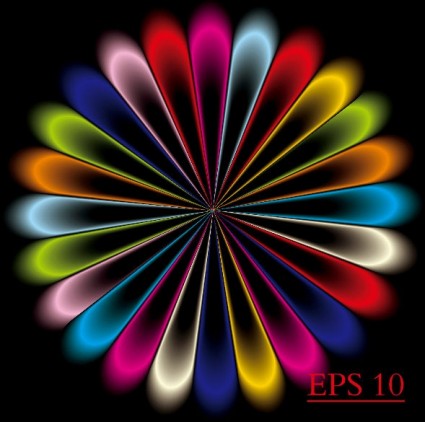 Beautiful colored background vectors graphics Beautiful colored background vectors graphics