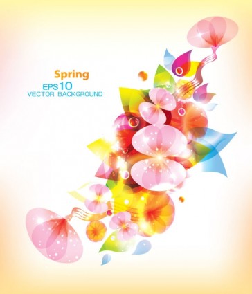 Beautiful floral spring background vector 02 Beautiful floral spring background vector 02