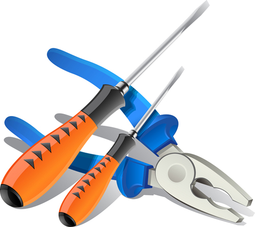 Various of life tool vector set 03