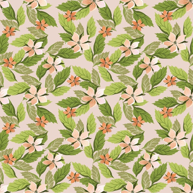 Flowers Wallpaper Pattern vector