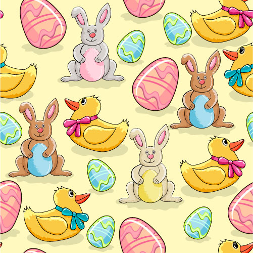 vector illustration color eggs cartoon color 