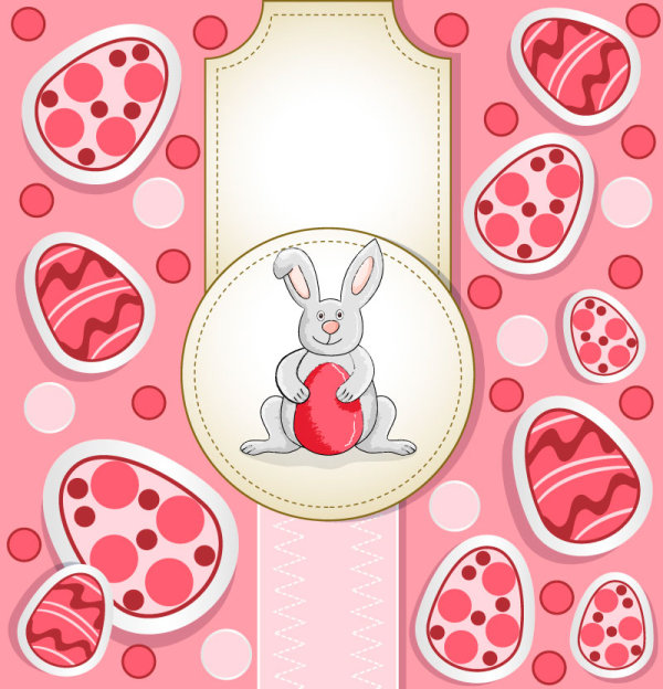 Cartoon Color Eggs Illustration vector 03