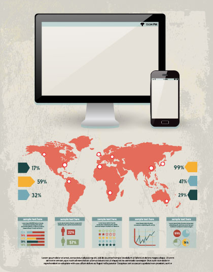 business infographics elements vector 03