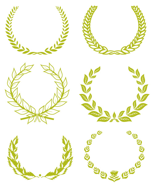 Wheat, tree vector
