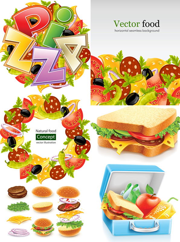 Fast food vector
