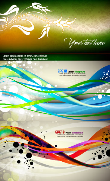 dynamic dream background design vector