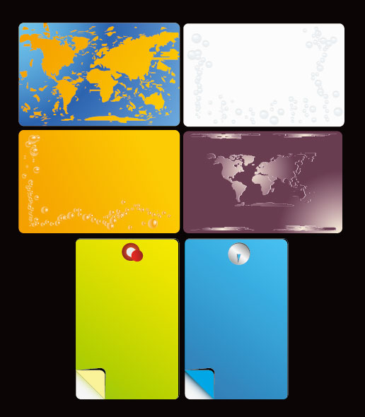 Different Card background Vector Graphic