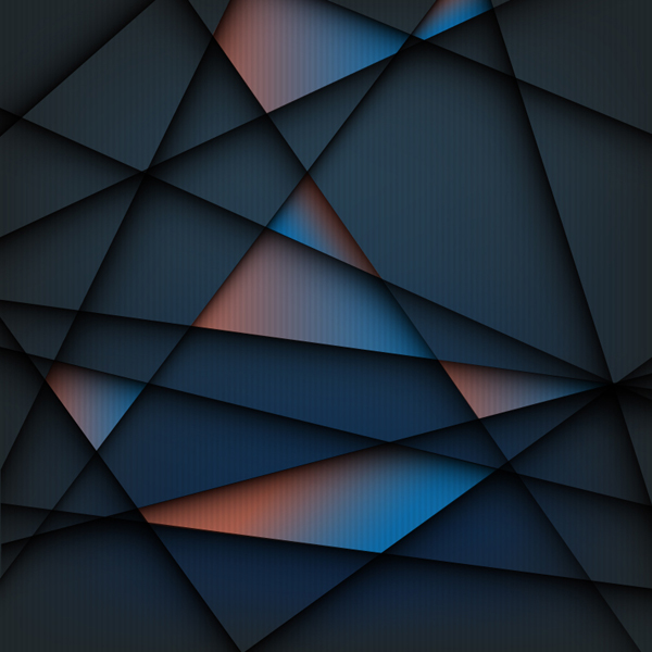 Concept geometric shapes background vector