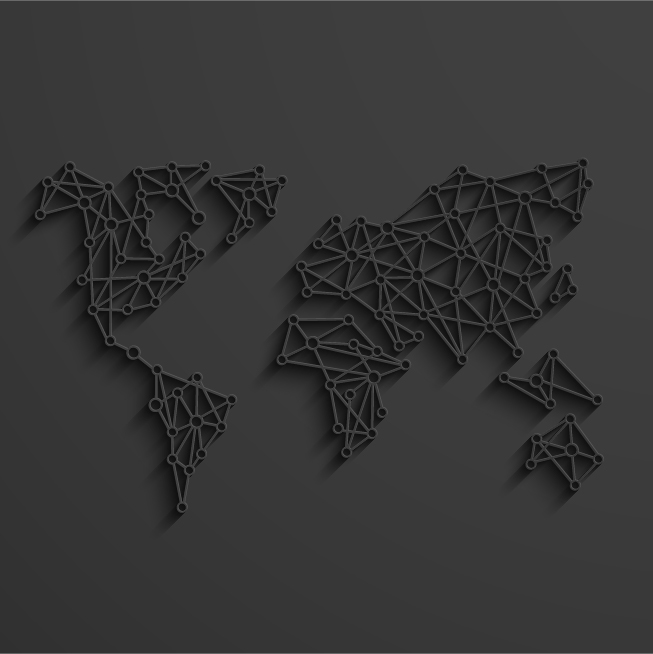 3D black business template modern vector 07