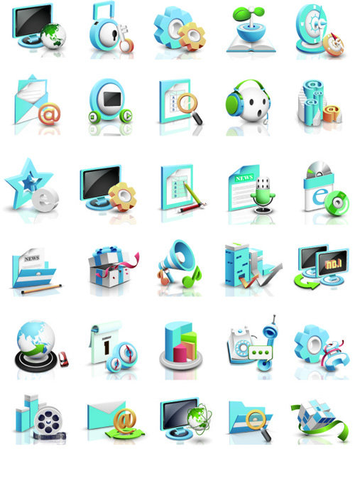 infographics infographic icons business 3d 