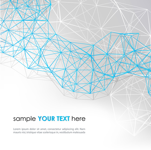 3D triangles web background vector 02 3D triangles web background vector 02