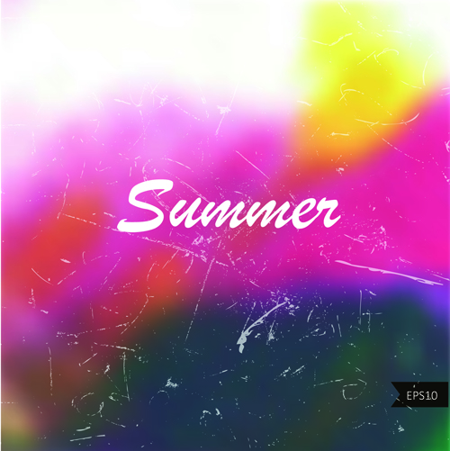 Abstract watercolor grunge backgrounds vector 01