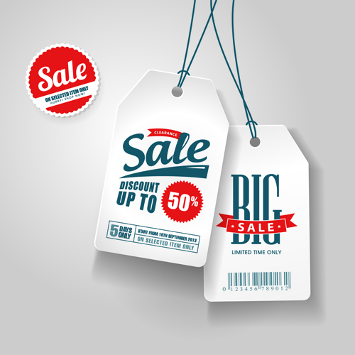 tags creative big sale 