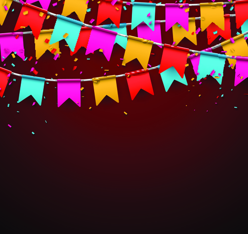 holiday confetti colored background 