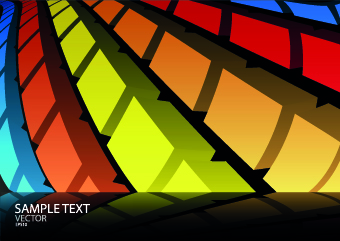 Colorful abstract design elements background 02