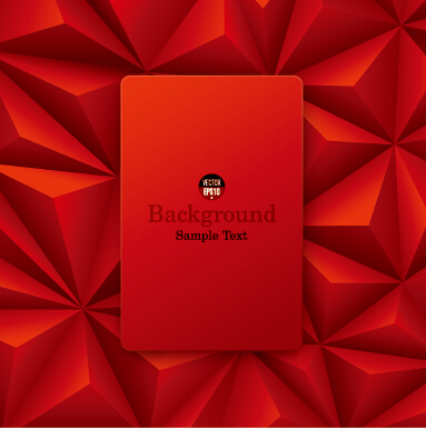 Creative polygonal colored background vector 02