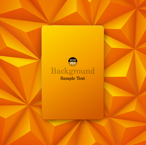 Creative polygonal colored background vector 03