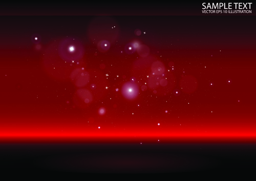 y red background shiny vector set 01 Fantasy red background shiny vector set 01