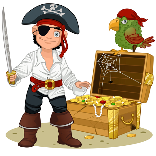 Heroes cartoon characters funny vector 01