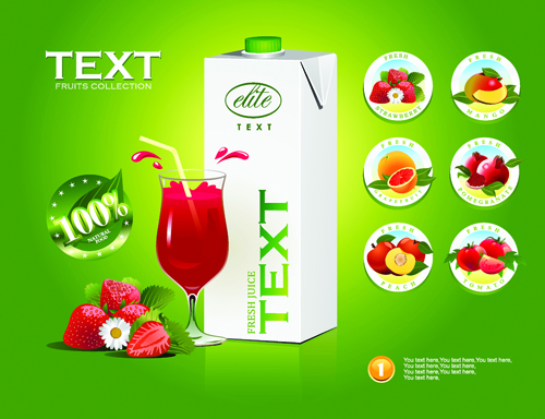 publicize poster creative vector 06 Juice advertisement publicize poster creative vector 06